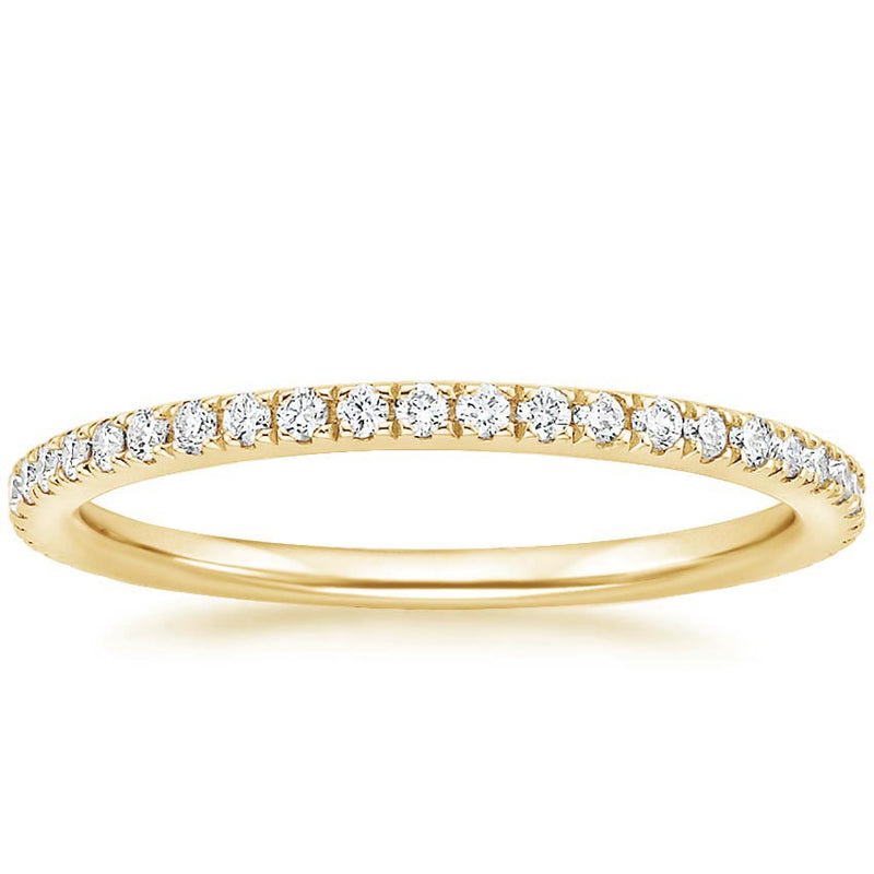 Round Cut Natural Diamond Eternity Band.