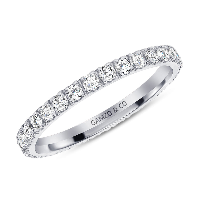 White Gold Stackable Eternity Ring