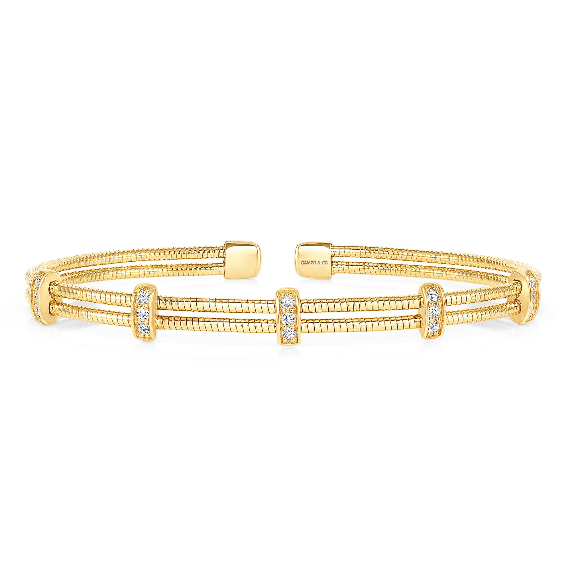 Yellow Gold Couture Cuff