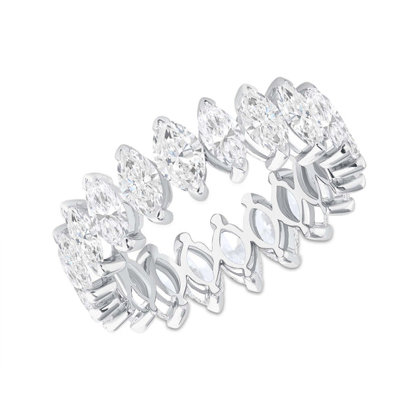 Marquise Cut Natural Diamond Eternity Band