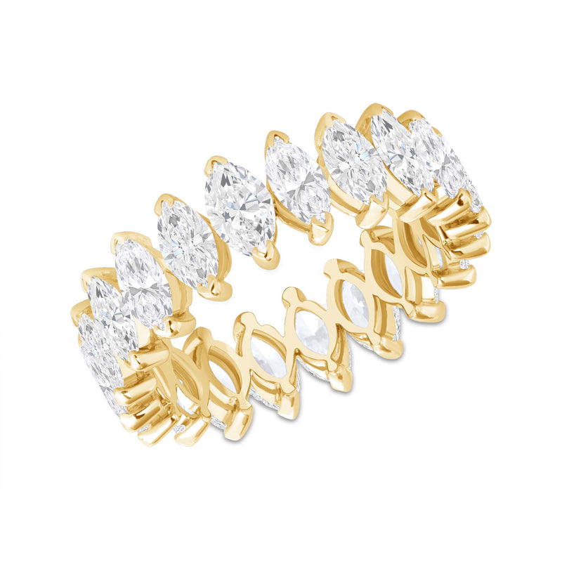 Marquise Cut Natural Diamond Eternity Band