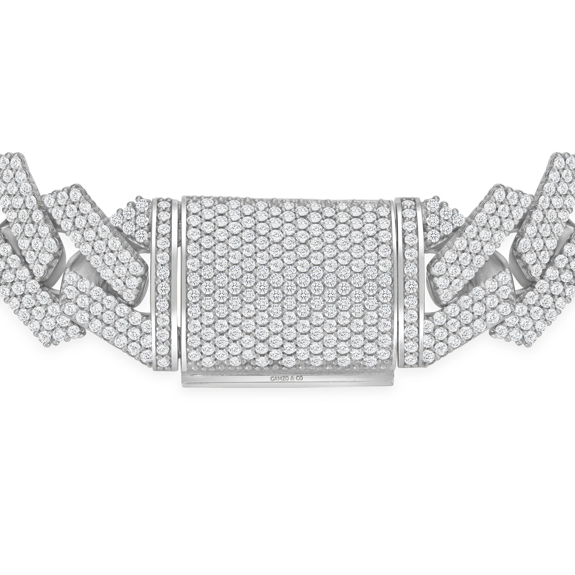 Iced Out Diamond Miami Cuban 14 White Gold 