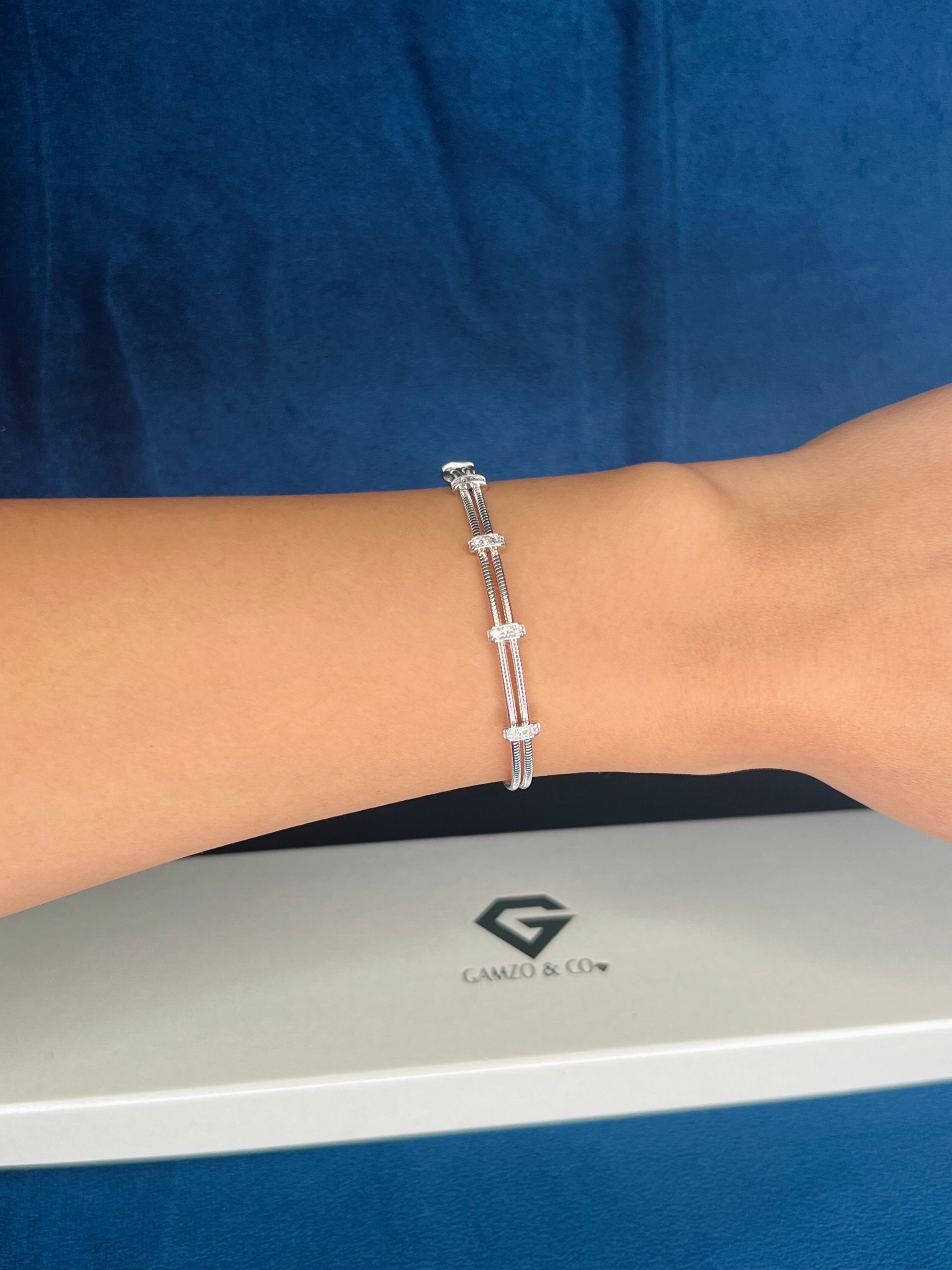 Couture Cuff, Diamond Bangle