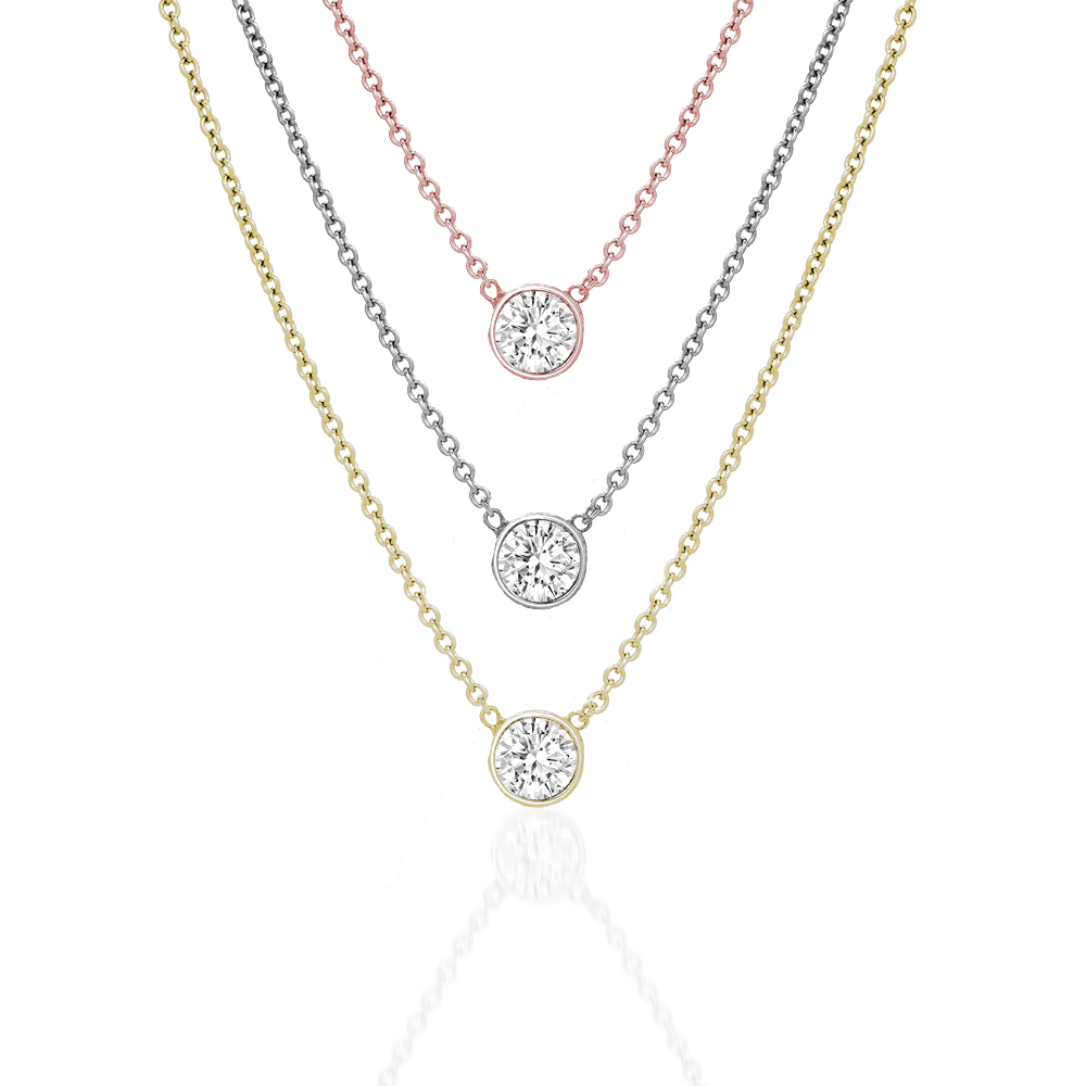 Diamond Solitaire Pendant