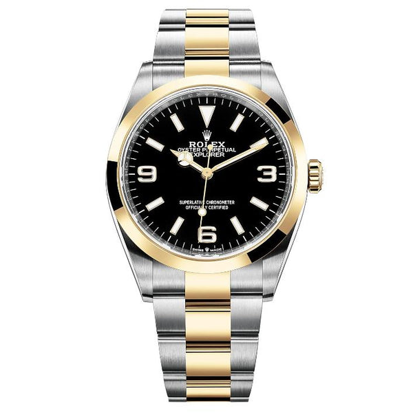 Rolex Explorer 124273 Two-Tone 36mm Black Dial – New 2025