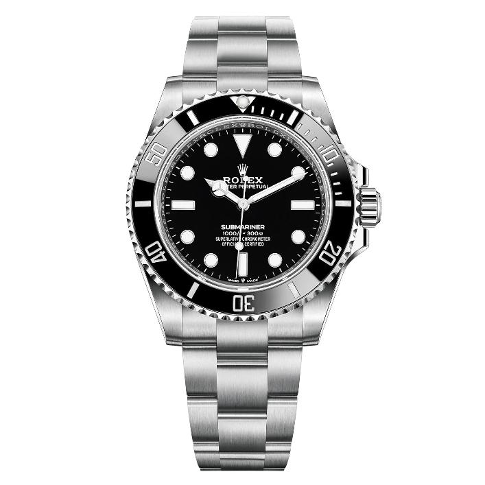 Rolex Submariner No Date 41 mm 124060 Black Dial Black Cerachrom Bezel Stainless Steel New 2025