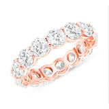 Round Cut Natural Diamond Eternity Band - Shared Prong