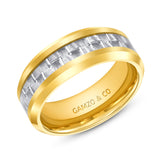 Men's Gold / Silver Patterned Ring