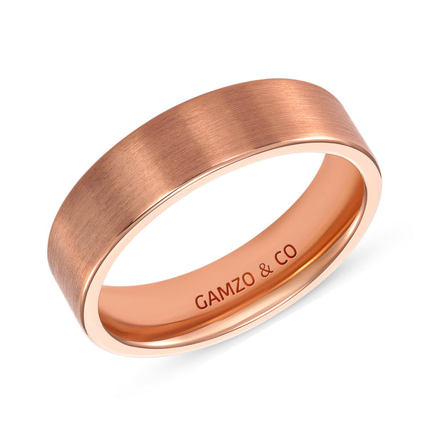 Men's Rose Gold Modern Ring